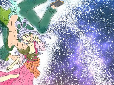 七夕 アダルト 男と女 織姫 彦星 オリジナル イラスト 季節ネタ