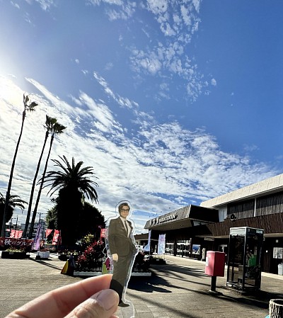 ここから私のTABIが始まる。指宿駅。快晴‼️