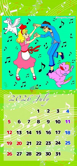 カレンダーイラスト 藤井フミヤ ココロ オマージュ スマホ指描き